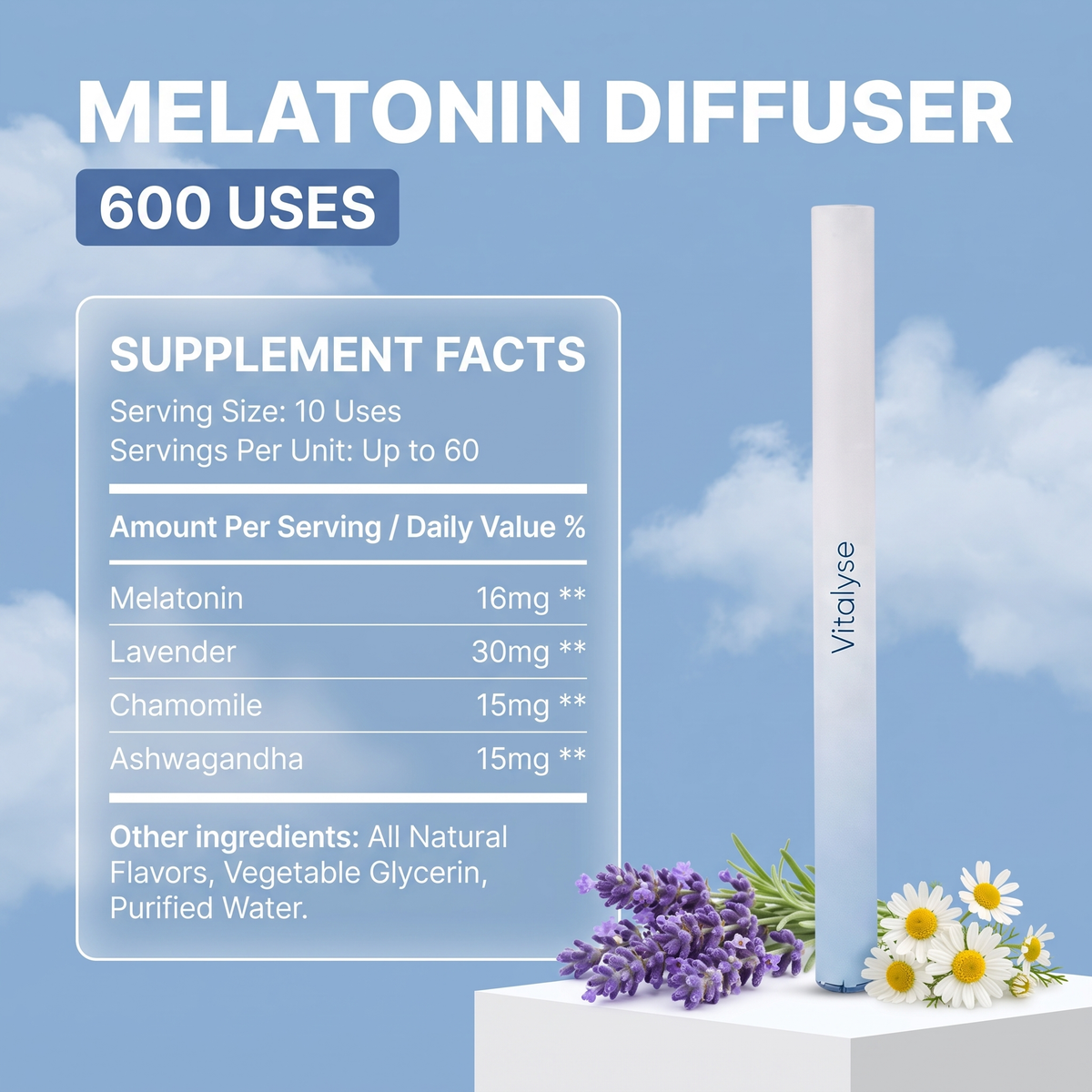 Vitalyse Snoozebud - Melatonin Diffuser